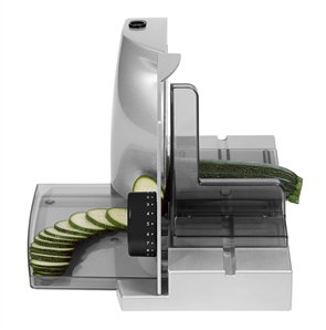 Ritter COMPACT-1 (518.010) Trancheuse compacte avec lame dentée de 17 cm - 65W - Argent métallisé - Économie d'énergie