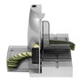 Ritter COMPACT-1 (518.010) Trancheuse compacte avec lame dentée de 17 cm - 65W - Argent métallisé - Économie d'énergie