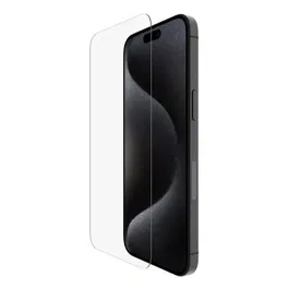Belkin Protection d'écran en verre UltraGlass anti-choc antimicrobien pour iPhone 15 Pro Max