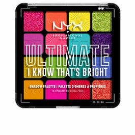NYX Professional Make Up Palette d'ombres ULTIME #Je sais que c'est brillant 16 x 0,83 g
