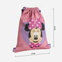 Sac à dos serré par des ficelles Minnie Mouse Rose 27 x 33 cm