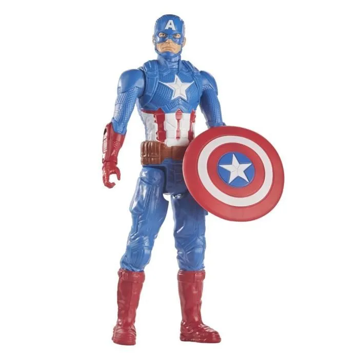 Hasbro Marvel Avengers Titan Hero Series - Figurine Captain America 30 cm - Jouet Enfant Garçon Fille 4 Ans et Plus