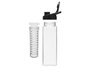 Leknes Bouteille Filtre 650 ml 9x24x7 cm Blanc et Gris Plastique (Set de 24)