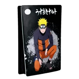 KONIX - Façade de protection en silicone pour PlayStation 5 PS5 - Motif Naruto Shippuden - Antichoc et anti-rayures - Noir