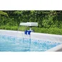 Bestway Fontaine de Piscine Hors Sol Cascade à LED, Accessoire Electrique avec Eclairage LED, Design Blanc