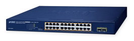 Planet GSW-2620HP Commutateur Gigabit PoE+ 24 Ports 10/100/1000T et 2 SFP