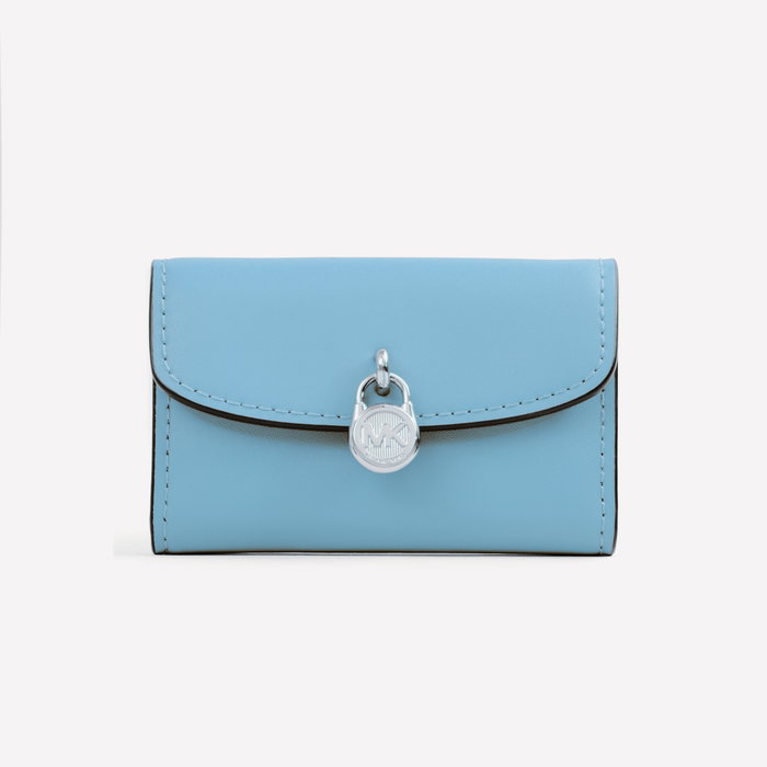 Michael Kors Portefeuille Lyra Bleu 35S5S1YE0L-LT-SKY Skuyce en Cuir Michael Kors Portefeuille Lyra Bleu 35S5S1YE0L-LT-SKY Skuyce en Cuir