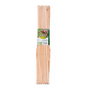 Faura Celosía de madera extensible, 60 x 180 cm