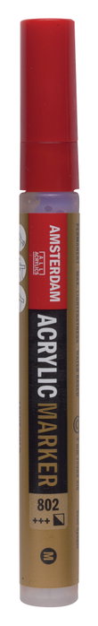 Amsterdam Marqueur Acrylique 4 mm Or Clair 802 Amsterdam Marqueur Acrylique 4 mm Or Clair 802