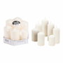 Basics Ensemble de 7 bougies en cire blanche ø55 mm