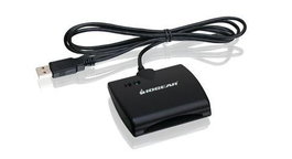 IOGEAR Lecteur de cartes à puce USB GSR202 Noir