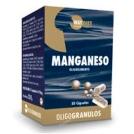 Waydiet Natural Products Complément Alimentaire Manganèse Oligoéléments 50 Gélules