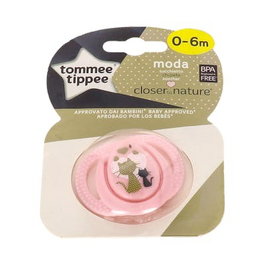 Tommee Tippee Tétine Moda Silicium Ronde 0-6 Mois pour Fille