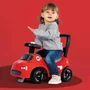 Smoby Porteur Enfant Auto Rouge 2 en 1 - Aide à la Marche et Voiture avec Coffre et Klaxon - Stable Léger Ergonomique - Dès 10 mois - Fabrication Française