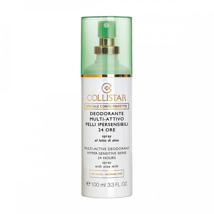 Collistar Special Perfect Body - Multi Active Déodorant Spray 24 Heures Sans Alcool Fraîcheur Pour Femmes, 100 ml