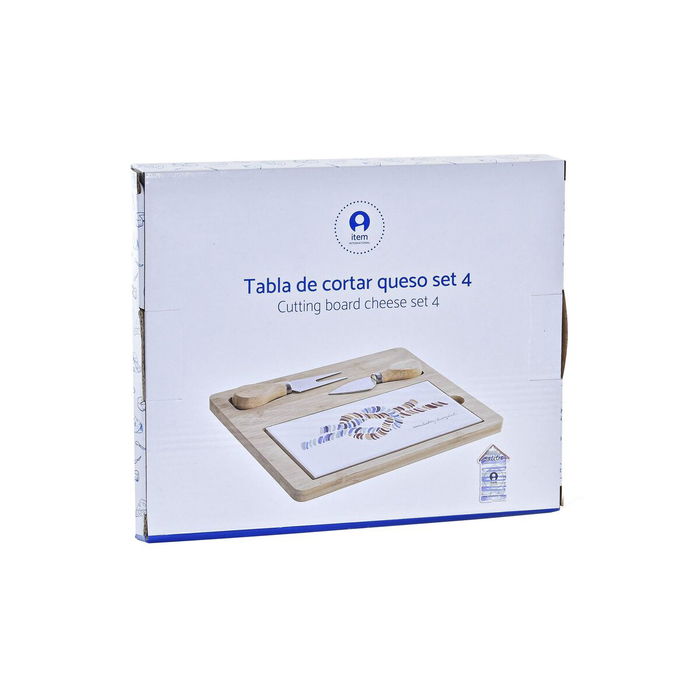 Planche à découper le fromage DKD Home Decor Bambou Grès 24,5 x 20 x 1,2 cm Marin Planche à découper le fromage DKD Home Decor Bambou Grès 24,5 x 20 x 1,2 cm Marin