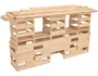 Jeujura TECAP Classic Jeu de Construction 300 Planchettes en Bois Naturel à partir de 3 ans