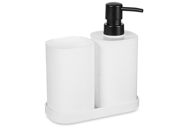 Berilo Lot 3 Pièces Salle de Bain Plastique Blanc 14x17x7 cm (Set de 12) Berilo Lot 3 Pièces Salle de Bain Plastique Blanc 14x17x7 cm (Set de 12)