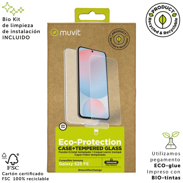 Protection pour téléphone portable Muvit for Change Galaxy S25 FE