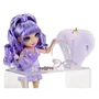 Rainbow High Poupée Mannequin Cristal Violet de 27 cm avec 5 Accessoires - Sac à Main et Bague