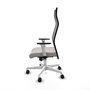 Piqueras y Crespo Chaise de Bureau Albacete Blanc et Noir