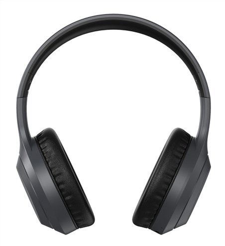 Elbe ABT-A10-G Casque audio supra-aural Bluetooth avec réduction de bruit ANC et micro, gris