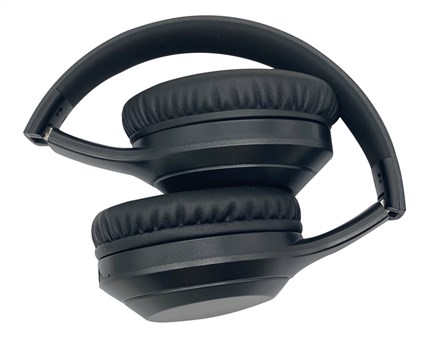 Elbe ABT-A10-G Casque audio supra-aural Bluetooth avec réduction de bruit ANC et micro, gris