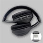 Elbe ABT-A10-G Casque audio supra-aural Bluetooth avec réduction de bruit ANC et micro, gris
