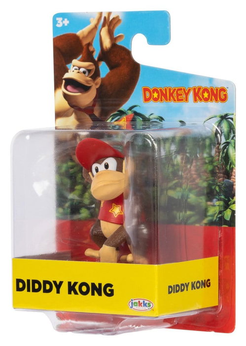 Jakks Pacific World of Nintendo Assortiment de 16 Figurines Donkey Kong