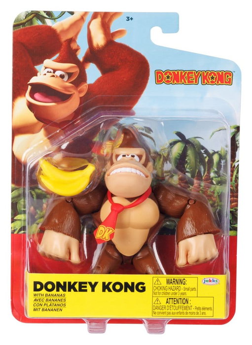 Jakks Pacific World of Nintendo Assortiment de 16 Figurines Donkey Kong