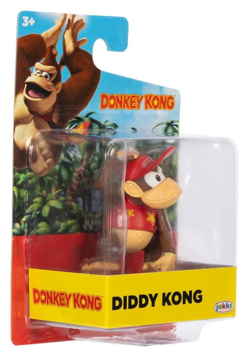 Jakks Pacific World of Nintendo Assortiment de 16 Figurines Donkey Kong