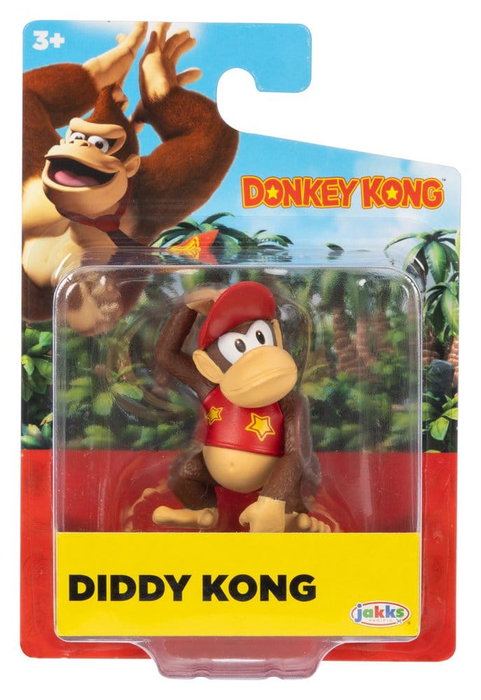 Jakks Pacific World of Nintendo Assortiment de 16 Figurines Donkey Kong