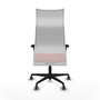 Piqueras y Crespo Chaise de Bureau Albacete XL Orange Foncé et Blanc