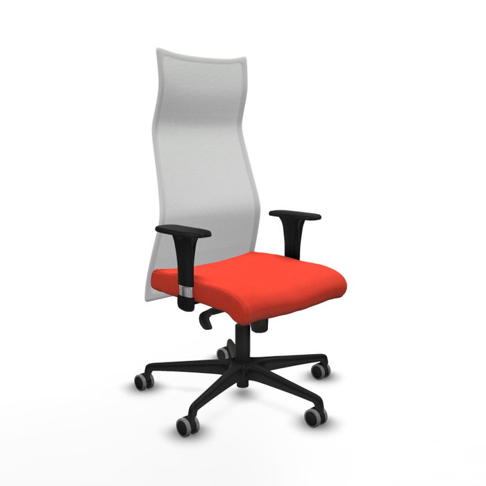 Piqueras y Crespo Chaise de Bureau Albacete XL Orange Foncé et Blanc Piqueras y Crespo Chaise de Bureau Albacete XL Orange Foncé et Blanc