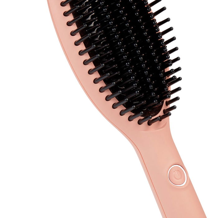 GHD Brosse Lissante Électrique Glide Take Control Now, Lissage Rapide Anti-Frisottis, 2 Unités + Trousse Thermique
