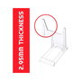 Pack 6 supports de chevalets réglables en acrylique