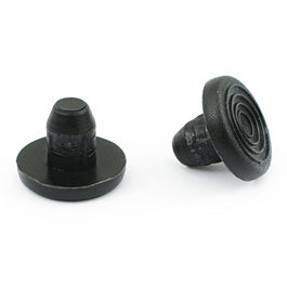 DUVER Embout de protection en plastique d16 noir pour perçage 6,5mm