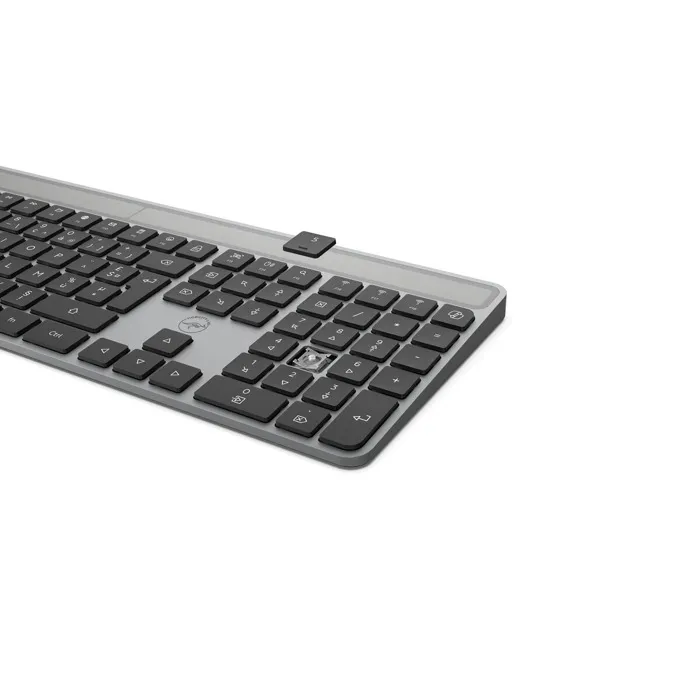 Mobility Lab KS720W Clavier sans fil solaire Full-Size AZERTY avec touches plates, pavé numérique, aluminium et Bluetooth