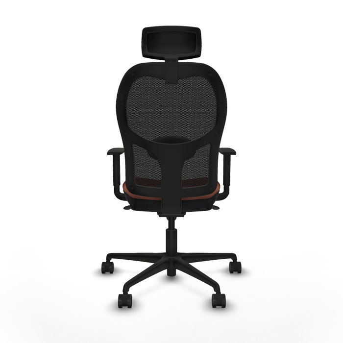 Piqueras y Crespo Chaise de Bureau Jorquera Marron et Noir