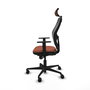 Piqueras y Crespo Chaise de Bureau Jorquera Marron et Noir