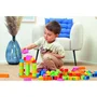 Ecoiffier - Sac de briques Abrick 120 pièces, jeu de construction en plastique multicolore pour enfant dès 18 mois