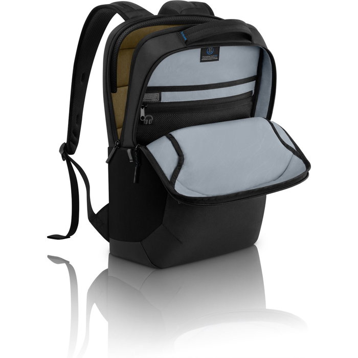 Dell Mochila Ecoloop Pro, Sac à dos pour ordinateur portable 17 pouces, Tissu et plastique recyclé, Noir