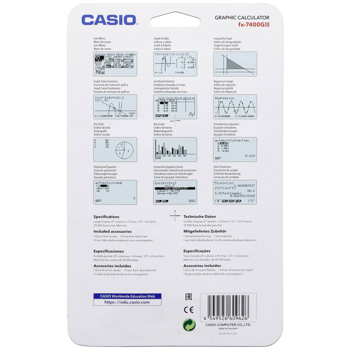 Casio FX-7400GIII Casio FX-7400GIII