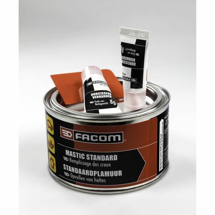 Facom Mastic réparation fissures carrosserie 500g Facom Mastic réparation fissures carrosserie 500g