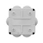 WOLFPACK LINEA PROFESIONAL Boîte étanche de surface 100 x 100 x 50 mm grise