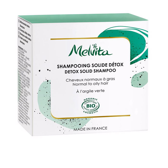 Melvita Shampooing Solide Détox 55g pour Cheveux Gras, Bio & Vegan Melvita Shampooing Solide Détox 55g pour Cheveux Gras, Bio & Vegan