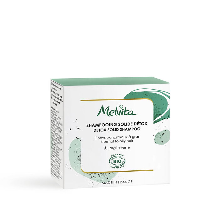 Melvita Shampoing Solide Détox 55g pour Cheveux Gras Melvita Shampoing Solide Détox 55g pour Cheveux Gras
