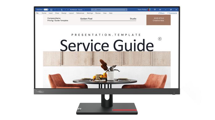 Lenovo ThinkVision S24i-30 - Moniteur PC 23.8 pouces (60.5 cm) Full HD 1920 x 1080 IPS - Ecran plat 16:9, 6 ms, 250 cd/m2, HDMI, sans cadre, Flicker-Free, filtre lumière bleue
