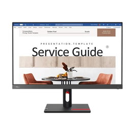 Lenovo ThinkVision S24i-30 Moniteur 23.8 pouces Full HD IPS, 100 Hz, HDMI, VGA, Noir - 23.8"