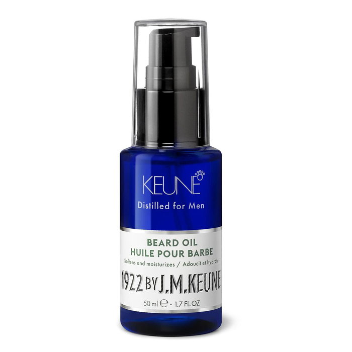 Keune 1922 By J.M. Keune Huile à Barbe Hydratante pour Hommes - Soin Barbe Hydratant - Flacon 50 ml